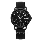 Alexandre Christie AC 1014 MD Full Black Leather Strap