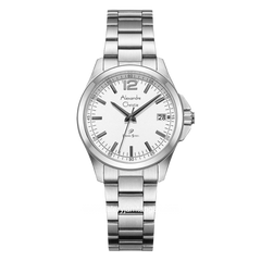 Alexandre Christie AC 1031 LD Silver Stainless Steel Strap