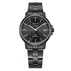 Alexandre Christie AC 1032 LD Black Stainless Steel Strap