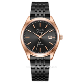 Alexandre Christie AC 1040 MD Black Rosegold Stainless Steel Strap