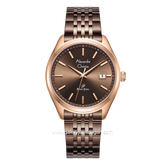 Alexandre Christie AC 1040 MDBROBO Brown Rosegold Stainless Steel Strap