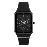 Alexandre Christie AC 2744 BFRIPBA Black Multifunction Rubber Strap