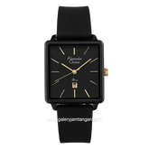 Alexandre Christie AC 2810 LD Full Black Rubber Strap