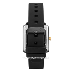 Alexandre Christie AC 2810 LD Full Black Rubber Strap