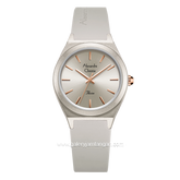 Alexandre Christie AC 2A07 LH Cream Rubber Strap