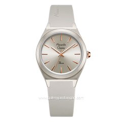 Alexandre Christie AC 2A07 LH Cream Rubber Strap