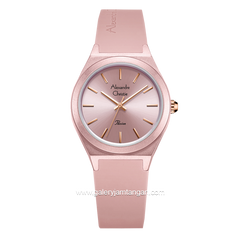 Alexandre Christie AC 2A07 LH Peach Rubber Strap