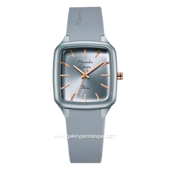 Alexandre Christie AC 2A08 LH Blue Rubber Strap