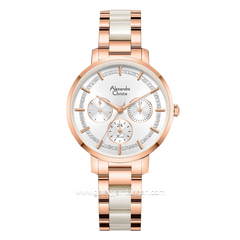 Alexandre Christie AC 2A56 BF Rosegold Combinasi White