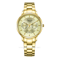 Alexandre Christie AC 2A88 BF Gold Stainless Steel