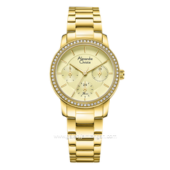 Alexandre Christie AC 2A98 BF Gold Stainless Steel