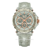 Alexandre Christie AC 2B10 BF Grey Leather Strap