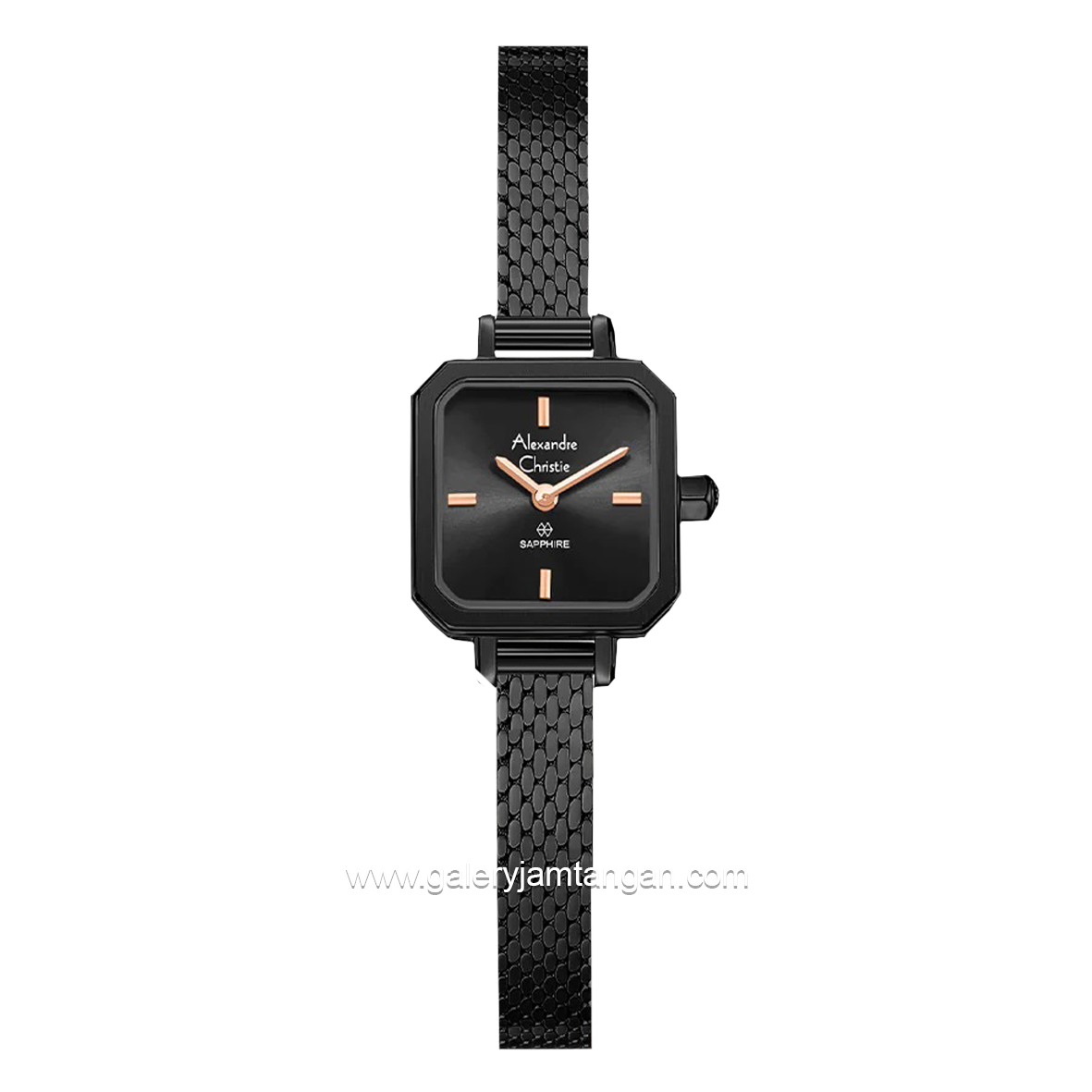 Alexandre Christie AC 2B36 LH Women's Watch Black Shandrope Strap