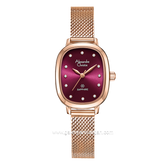 Alexandre Christie AC 2B40 LH Rosegold Dial Red Shandrope Strap