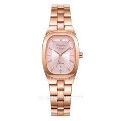 Alexandre Christie Passion AC 2B53 LD Rosegold Dial Pink Stainless Steel Strap