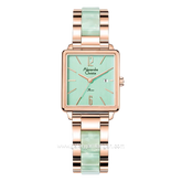 Alexandre Christie AC 2B80 LD Rosegold Green Stainless Steel