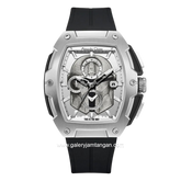 Alexandre Christie X Star Wars AC 6629 MCRMD1 Men The Mandalorian Edition Black Rubber Limited Edition