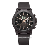 Alexandre Christie X Star Wars AC 6141 MCROB1 Obiwan Kenobi Edition Limited Edition Brown Rubber Strap