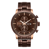 Alexandre Christie AC 6323 MCBROBO Brown Rosegold Chronograph Stainless Steel