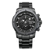Alexandre Christie AC 6410 MCBIPBA Full Black Chronograph Stainless Steel
