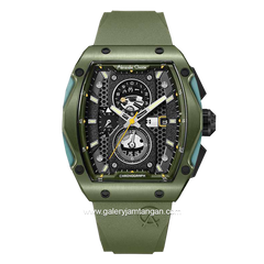 Alexandre Christie AC 6608 MC Army Rubber Strap