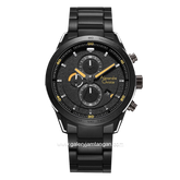 Alexandre Christie AC 6647 MCBIPBAOR Black List Orange Stainless Steel