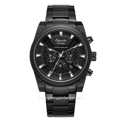 Alexandre Christie AC 6661 MC Full Black Stainless Steel