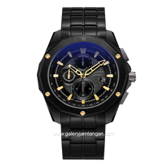 Alexandre Christie AC 6663 MC Black Stainless Steel