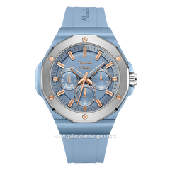 Alexandre Christie AC 6675 MF Blue Rubber Strap