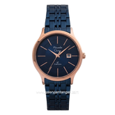 Alexandre Christie AC 8348 LDBURBU Blue Rosegold Stainless Steel