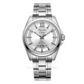 Alexandre Christie AC 8659 MD Silver Dial White Stainless Steel