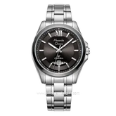 Alexandre Christie AC 8659 MD Silver Dial Black Stainless Steel