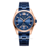 Alexandre Christie AC 8659 MDBURBU Blue Rosegold Stainless Steel