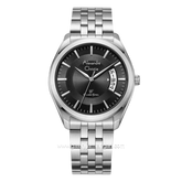 Alexandre Christie Classic Steel AC 8674 MDBSSBA Silver Dial Black Stainless Steel Strap