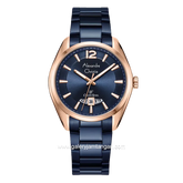 Alexandre Christie AC 8679 LD Blue Rosegold Stainless Steel