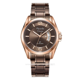 Alexandre Christie AC 8684 MDBROBO Brown Rosegold Stainless Steel