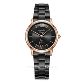 Alexandre Christie AC 8689 LH Black Rosegold Stainless Steel