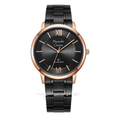 Alexandre Christie AC 8689 MH Black Rosegold Stainless Steel