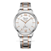 Alexandre Christie AC 8689 MH Combination Silver Gold Stainless Steel