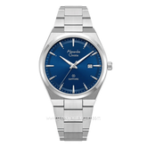 Alexandre Christie AC 8697 MD BSSBU Silver Dial Navy Shappire Stainless Steel