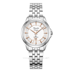 Alexandre Christie AC 8703 LD Silver List Rosegold Stainless Steel