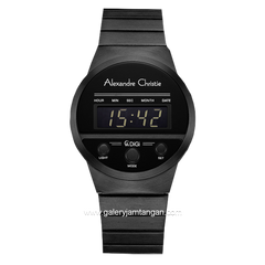 Alexandre Christie AC 9500 LH Digital Black Stainless Steel