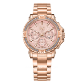 Alexandre Christie Collection AC 9205 BF Rosegold Dial Pink Stainless Steel Strap