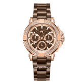 Alexandre Christie Collection AC 9205 BF Brown Rosegold Stainless Steel Strap