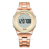 Alexandre Christie AC 9363 LH Rosegold Dial Yellow Digital Stainless Steel
