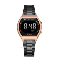 Alexandre Christie AC 9384 LH Black Rosegold Stainless Steel