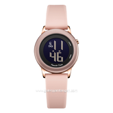 Alexandre Christie Digi AC 9393 LH RRGPNBA Digital Dial Light Pink Rubber Strap