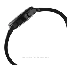 Alexandre Christie AC 9393 LH Full Black Rubber Strap