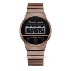 Alexandre Christie AC 9500 LH Digital Brown Stainless Steel