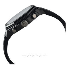 Alexandre Christie AC 9601 GC Black Rubber Strap